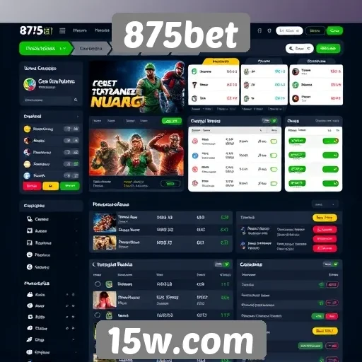 Interface do usuário do 875bet é intuitiva
